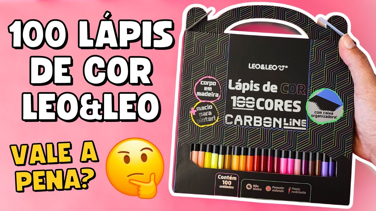 Testei essa Caixa com 100 CORES da Leo&Leo Carbon !! [LANÇAMENTO] 🤯