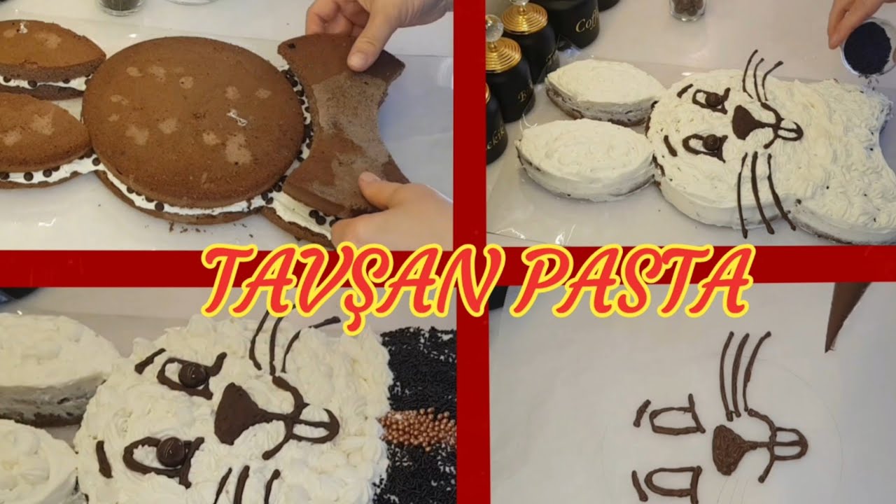 ‼️Çocuklarımızı sevindirelim🐰🐇kutlama günleri için🔝buyrun Tavşan Pasta yapalım 🐇