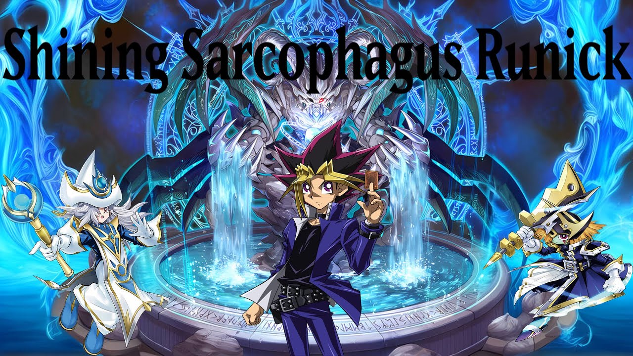UNDEFEATED Shining Sarcophagus Runick Deck Profile and Breakdown Yugioh Yugi Anime Deck LEDE 2024