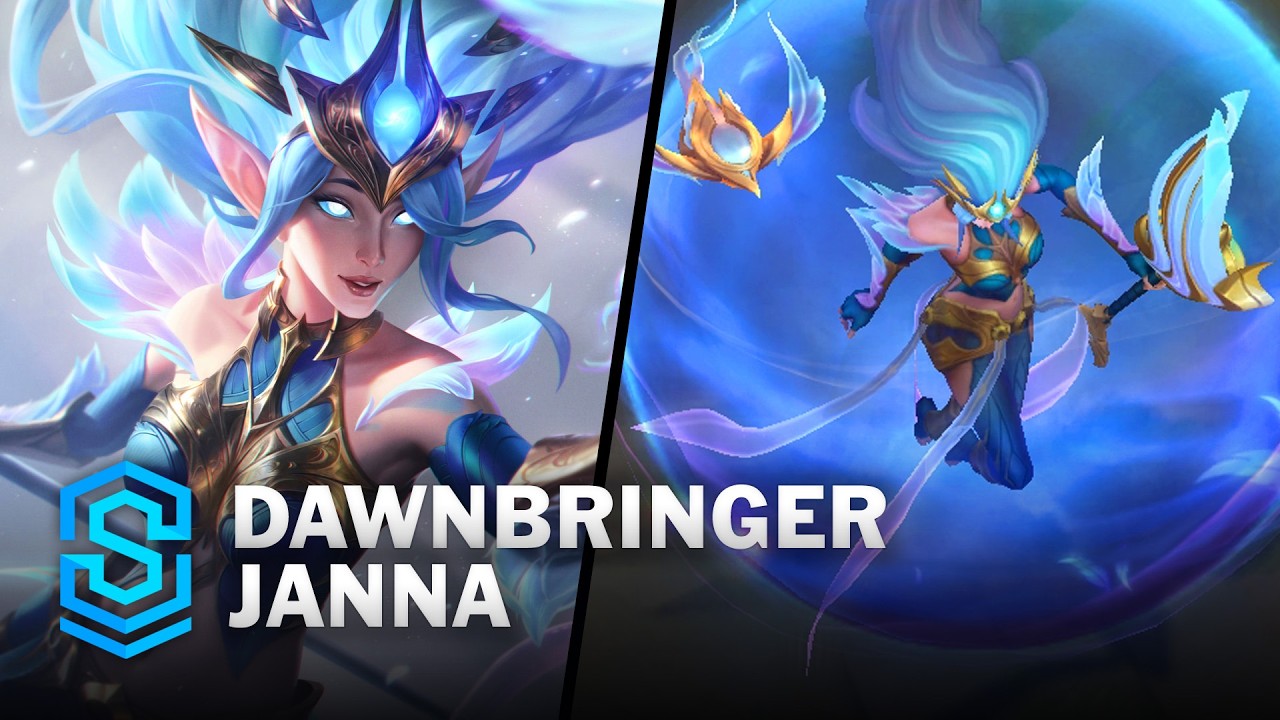 Dawnbringer Janna Skin Spotlight - Pre-Release - PBE Preview - League of Legends