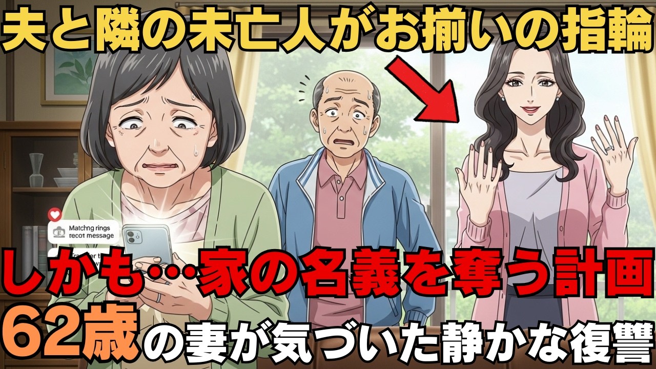 「この歳で恋なんて」と言いつつ隣の未亡人と浮気した夫。老人同士の修羅場が町内を揺るがした。