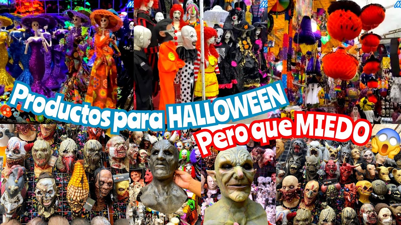 PERO QUE MIEDO 😨  Mascaras y Artículos para Dia de Muertos / Halloween 🎃 a PRECIOS BAJOS