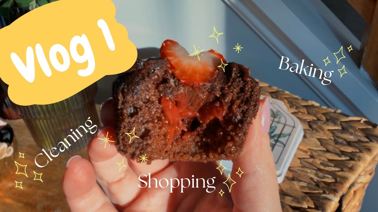 ✨VLOG #1: Clean, Shop, & Bake with Me✨