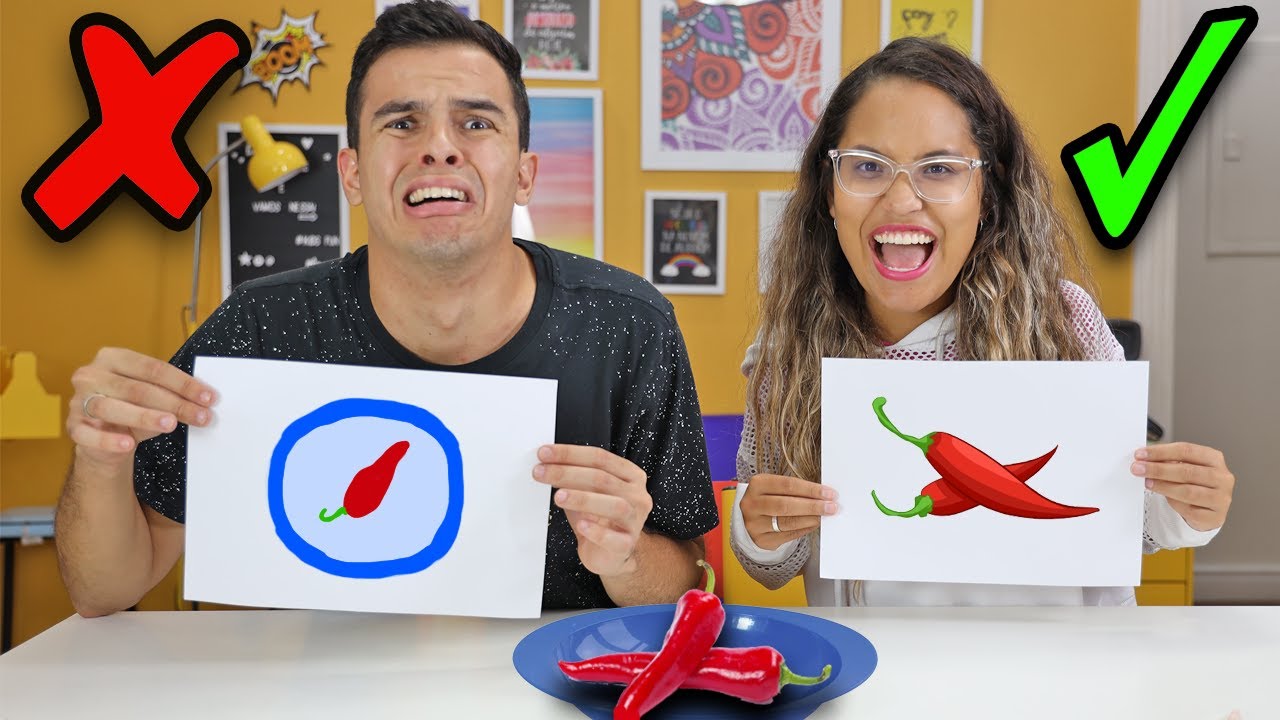 QUEM FIZER O PIOR DESENHO COME!