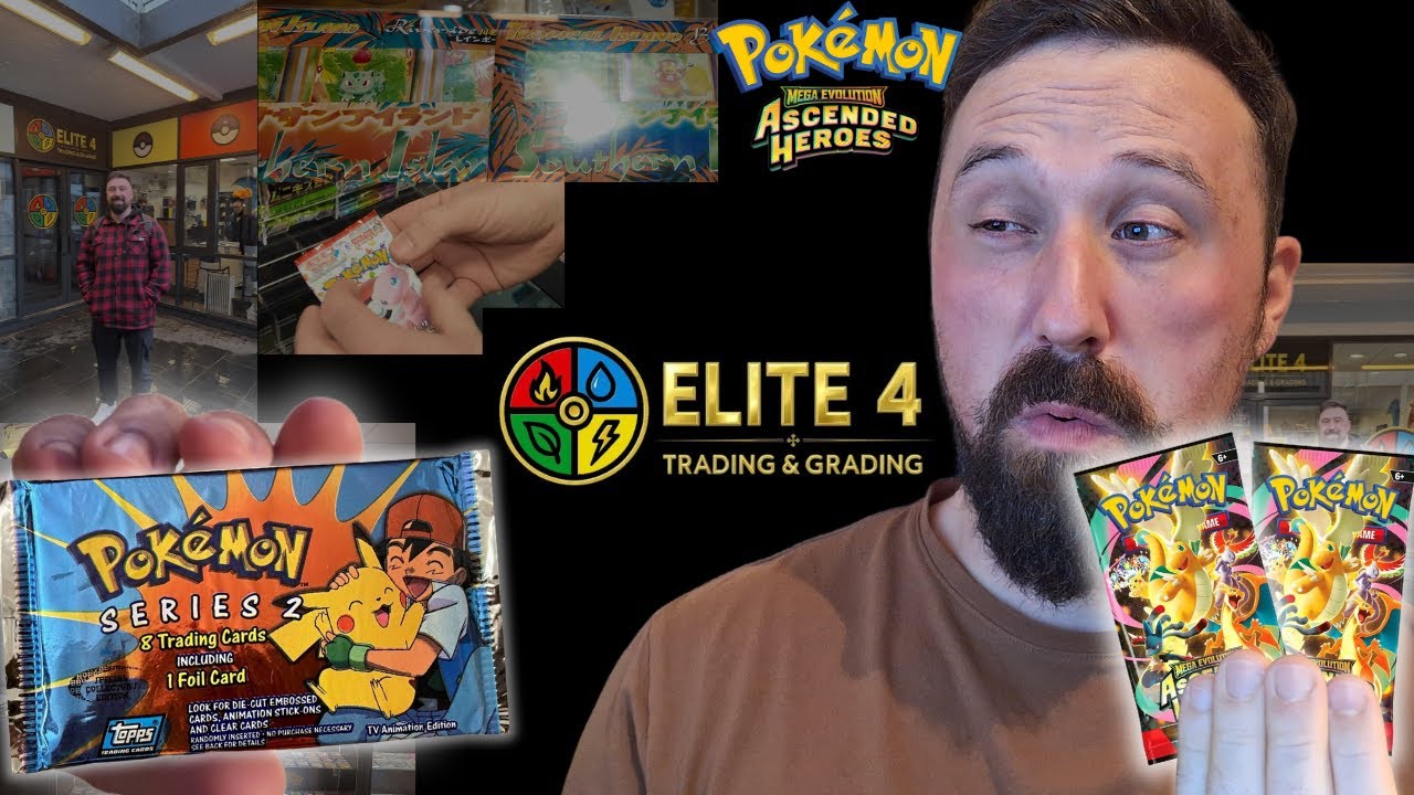 День выхода Ascended Heroes - провел в Elite 4 Trading & Grading в Белфасте!!