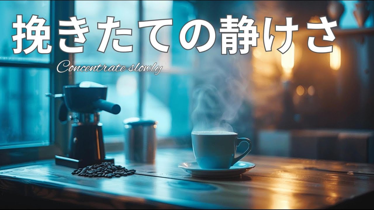 【作業用BGM】冬の朝カフェ｜コーヒーの気配で静かに集中（勉強・在宅ワーク）
