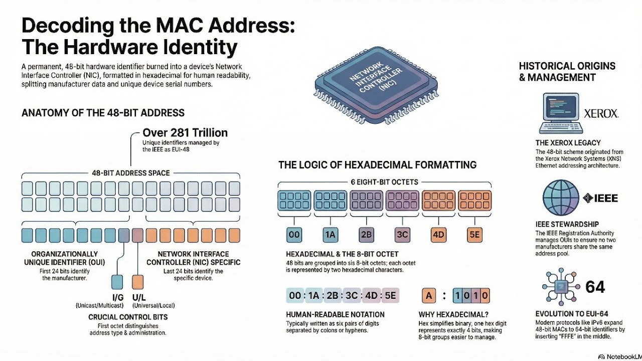 Decoading the MAC Address : The Hardware Identity