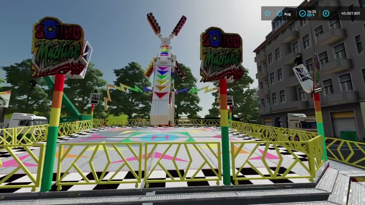 FS22 - Sound Machine van M. Hoefnagels in actie! | Kermis Roleplay #farmingsimulator22 #roleplay