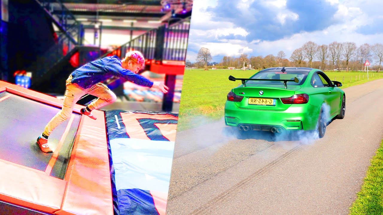 BURNOUT MET DE M4 EN TIES KOMT SPRINGEN! | #520