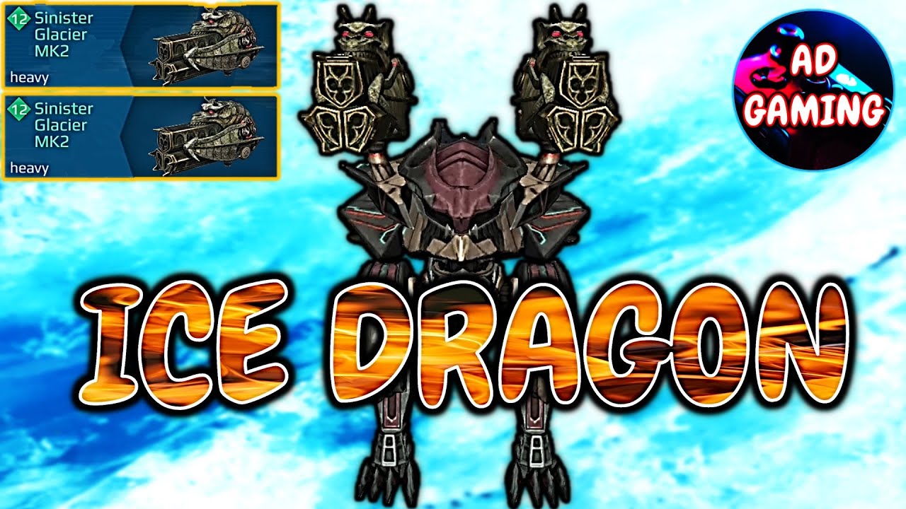 ICE DRAGON - AO JUN GLACIER Gameplay - War Robots MK2 Gameplay WR