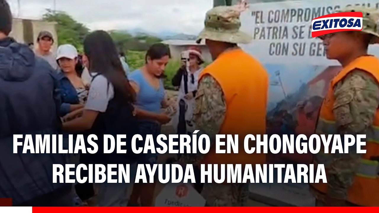 🔴🔵 Familias del caserío El Mirador en Chongoyape reciben ayuda gracias Fundación Romero y Exitosa