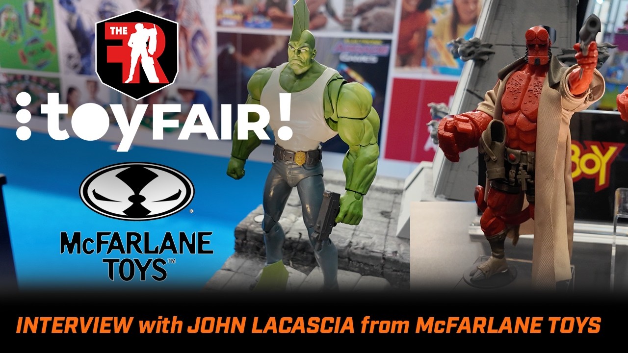 Выставка игрушек 2026 &mdash; Обзор и интервью с компанией McFarlane Toys! Savage Dragon, Hellboy!