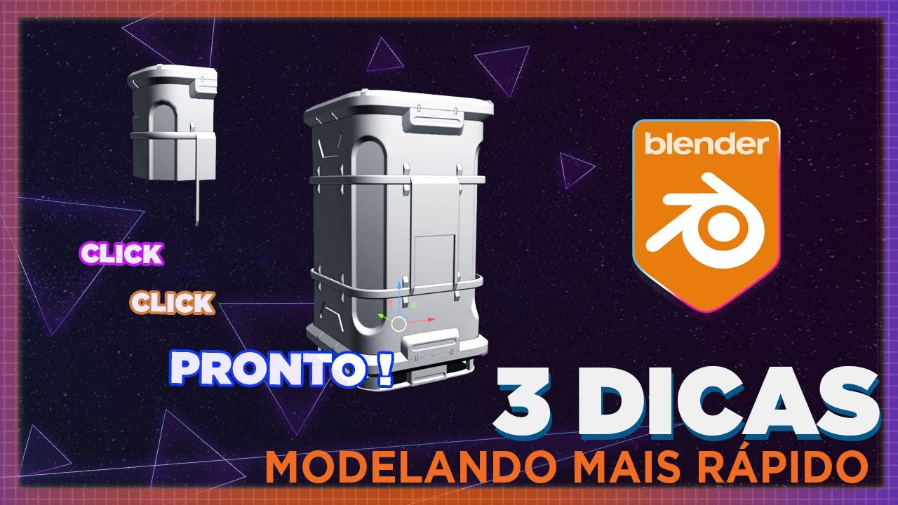 3 Dicas para modelar mais rápido | Blender Tutorial #034