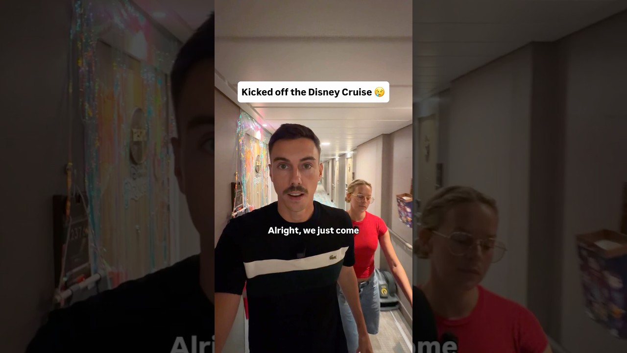 Kicked off the Disney Cruise 🤬 #disneycruise #disney #cruise