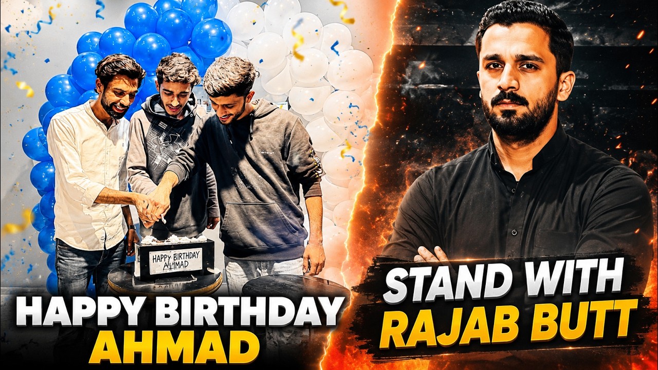 Stand with Rajab Butt✌️little birthday party🤗