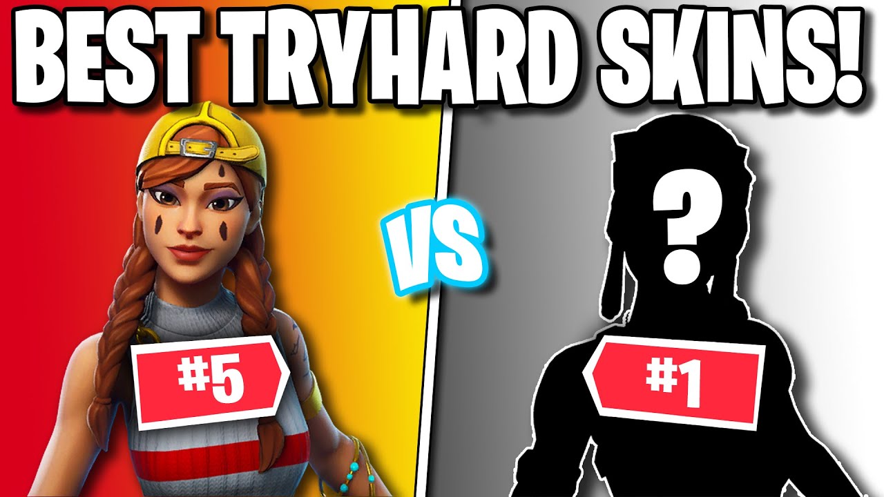 Top 10 MOST TRYHARD SKINS IN FORTNITE! ( Sweatiest Skins In Chapter 2 Season 2)