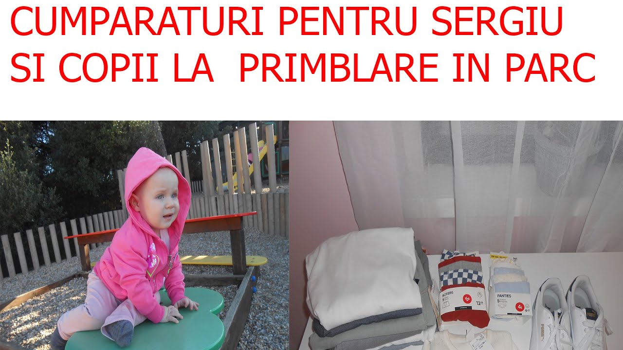 🔥 Cumparaturi pentru Sergiu si ne ducem in Parc pentru Copii 🤩