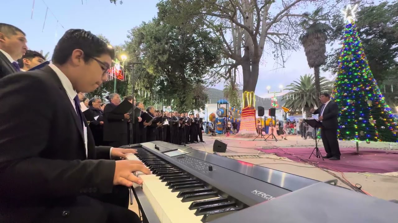 Coro iep hijuelas ángeles cantado están 