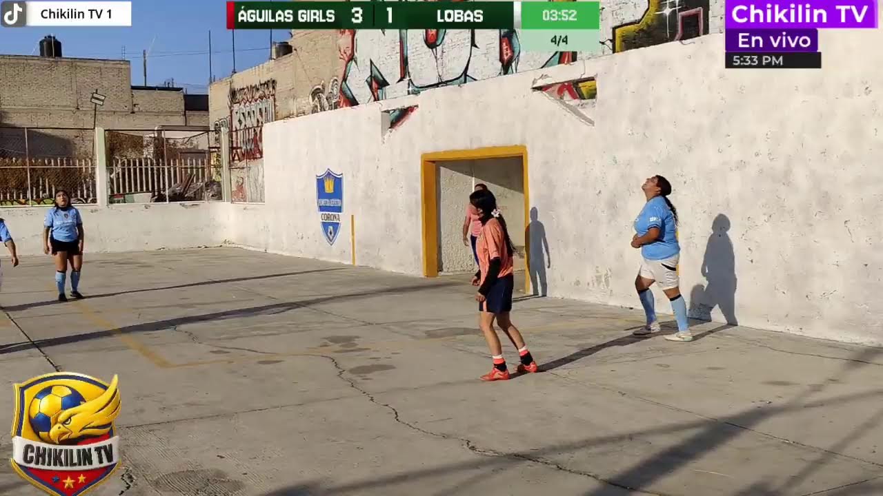 Águilas girls 🆚 lobasjornada 7 femenil liga de fútbol rápido santa Marta