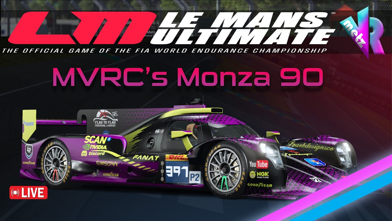 🔥🏁LeMans Ultimate🏁🔥elms LMP2 @ Monza with MVRC