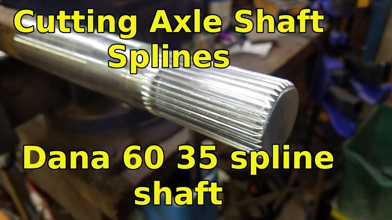 Kingpin Dana 60 for a CJ7 Part 11: Splining the axle shaft