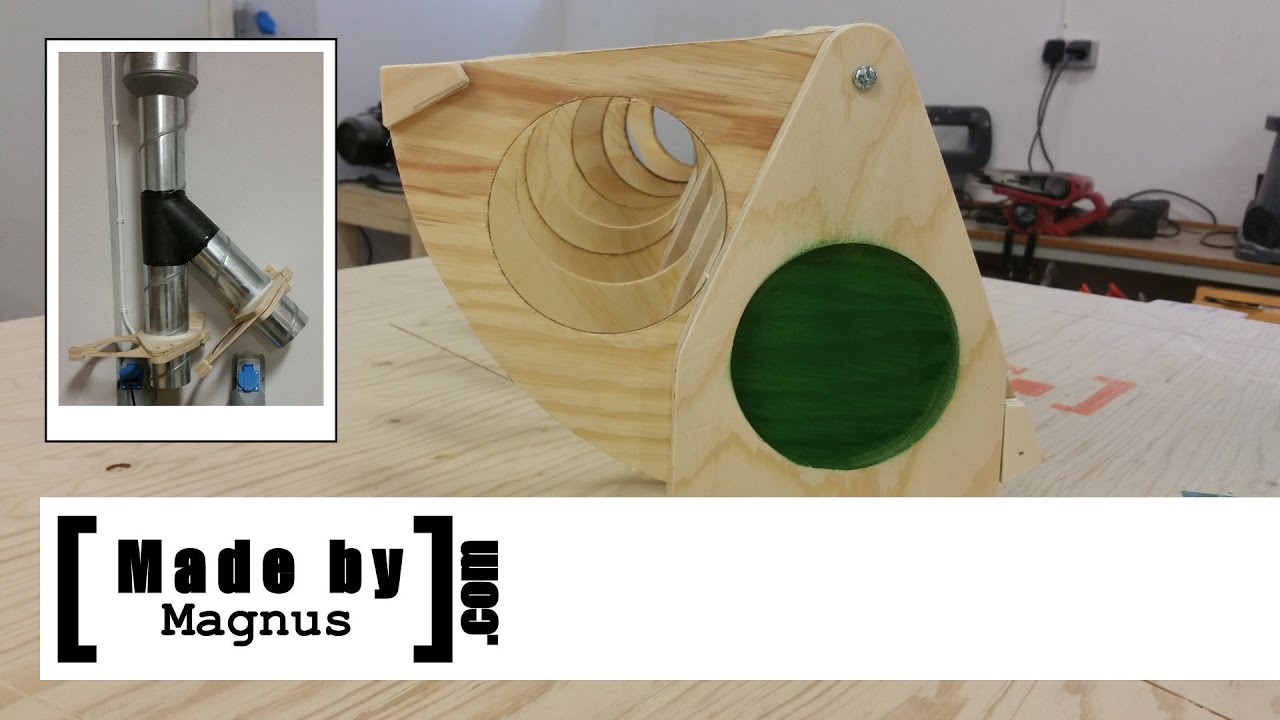 Blast gates for the dust collection system - Made by Magnus