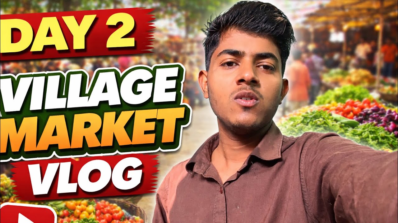 My frist vlog village market vlog