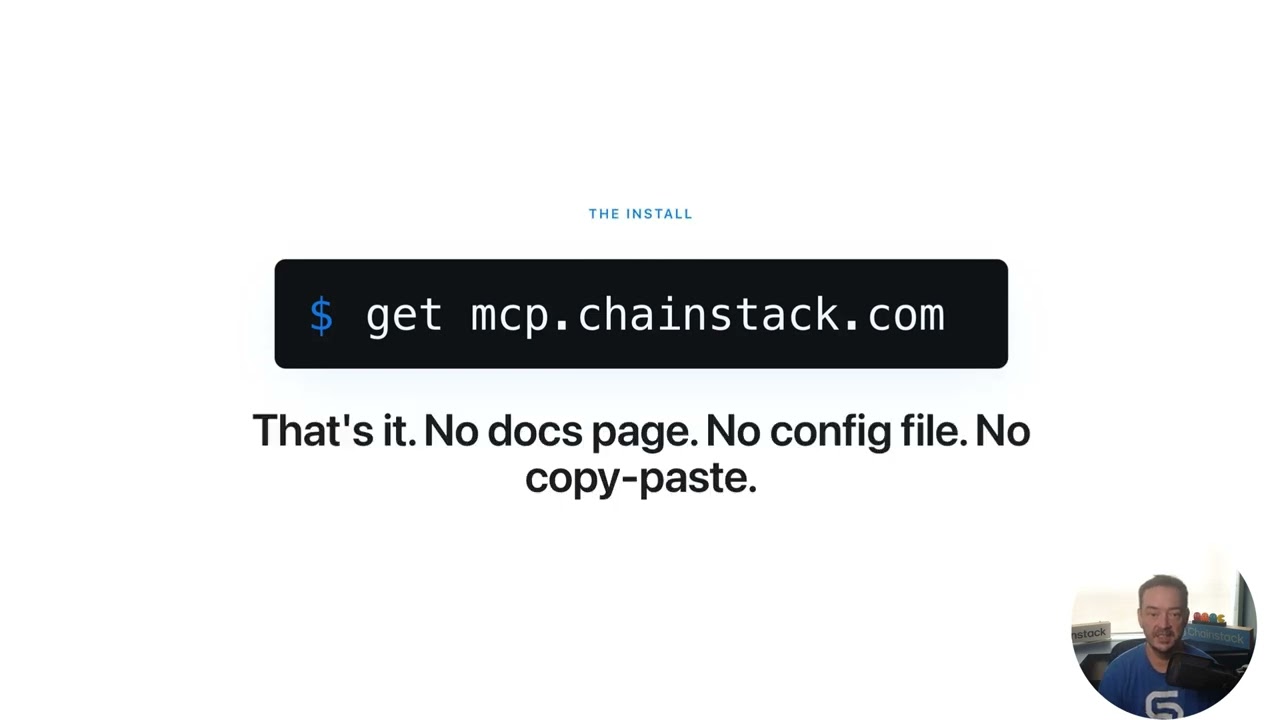 Chainstack MCP: one-line install for AI coding agents