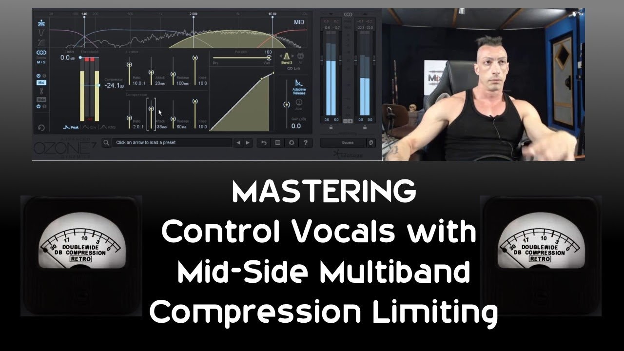 Mastering: Control Vocals with Mid-Side Multiband Compression Limiting