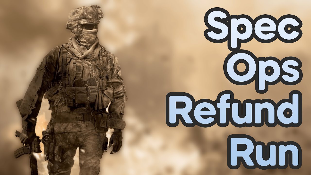 I Tried Speedrunning MW2's Spec Ops (and getting a refund)