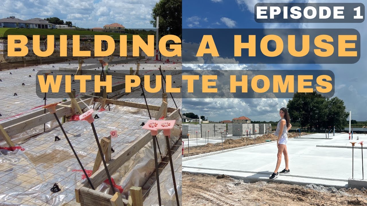 Building a house with Pulte Homes || Foundation & Concrete