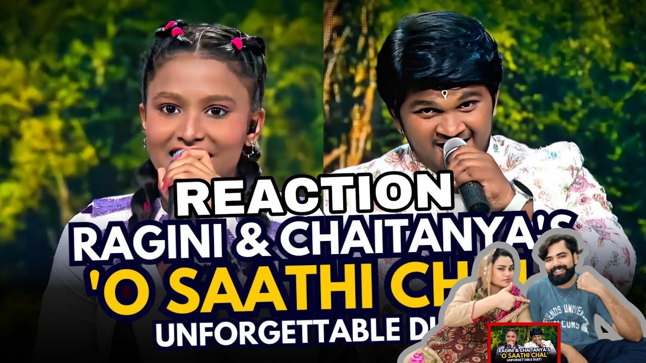 Pakistani Reaction on 'O Saathi Chal' y Raginir ChaitanyahT Energetic Duet| Indian Idol Performance