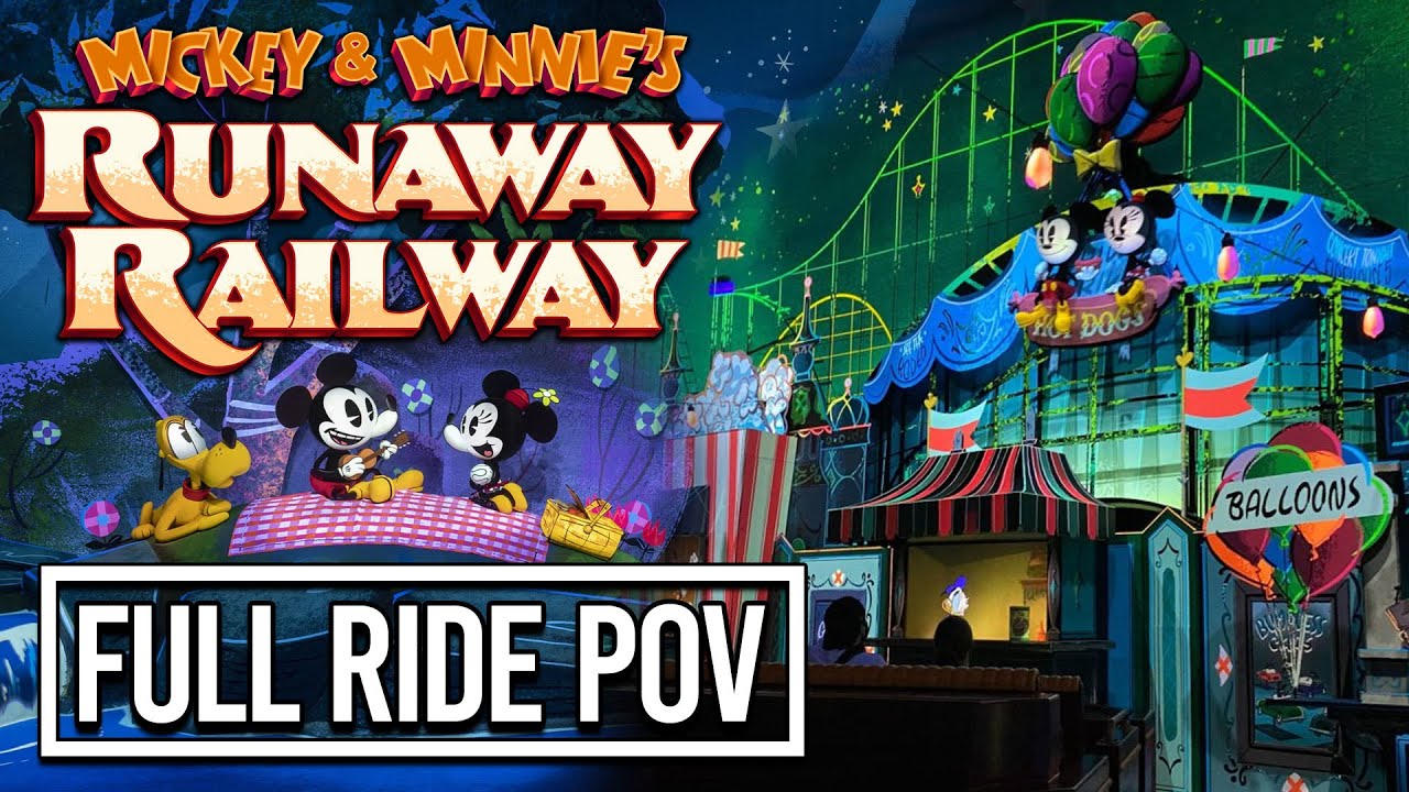 Mickey and Minnie’s Runaway Railway - Hollywood Studios, Disney World