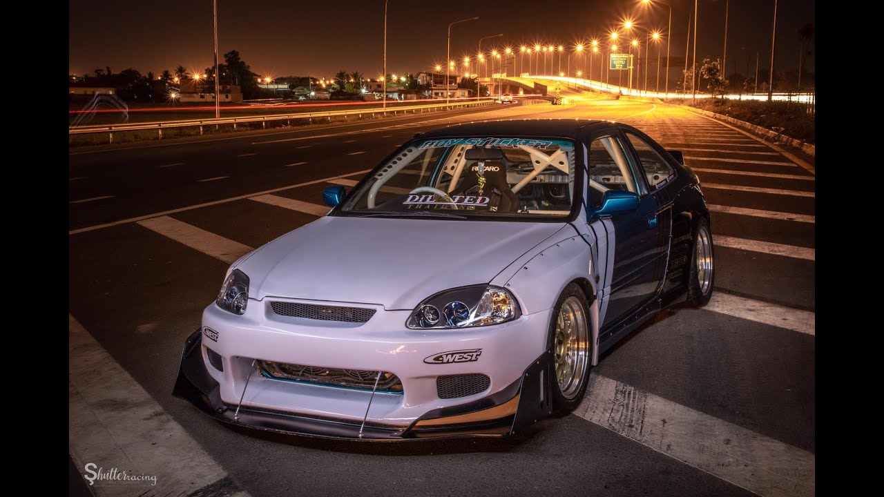 Honda Civic Widebody Pandem style (EJ6) swap K24