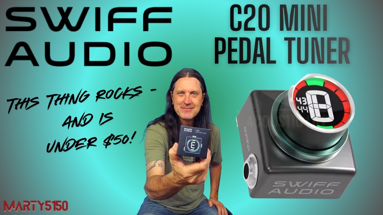 Миниатюрный педальный тюнер Swiff Audio C20 &mdash; эта маленькая штучка просто потрясающая и стоит мен...