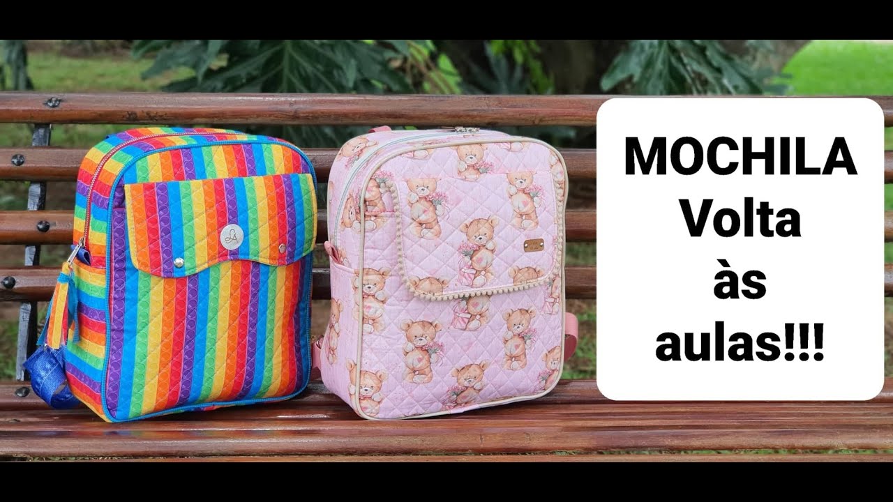 COMO FAZER Mochila 🎒 VOLTA ÀS AULAS!!!!