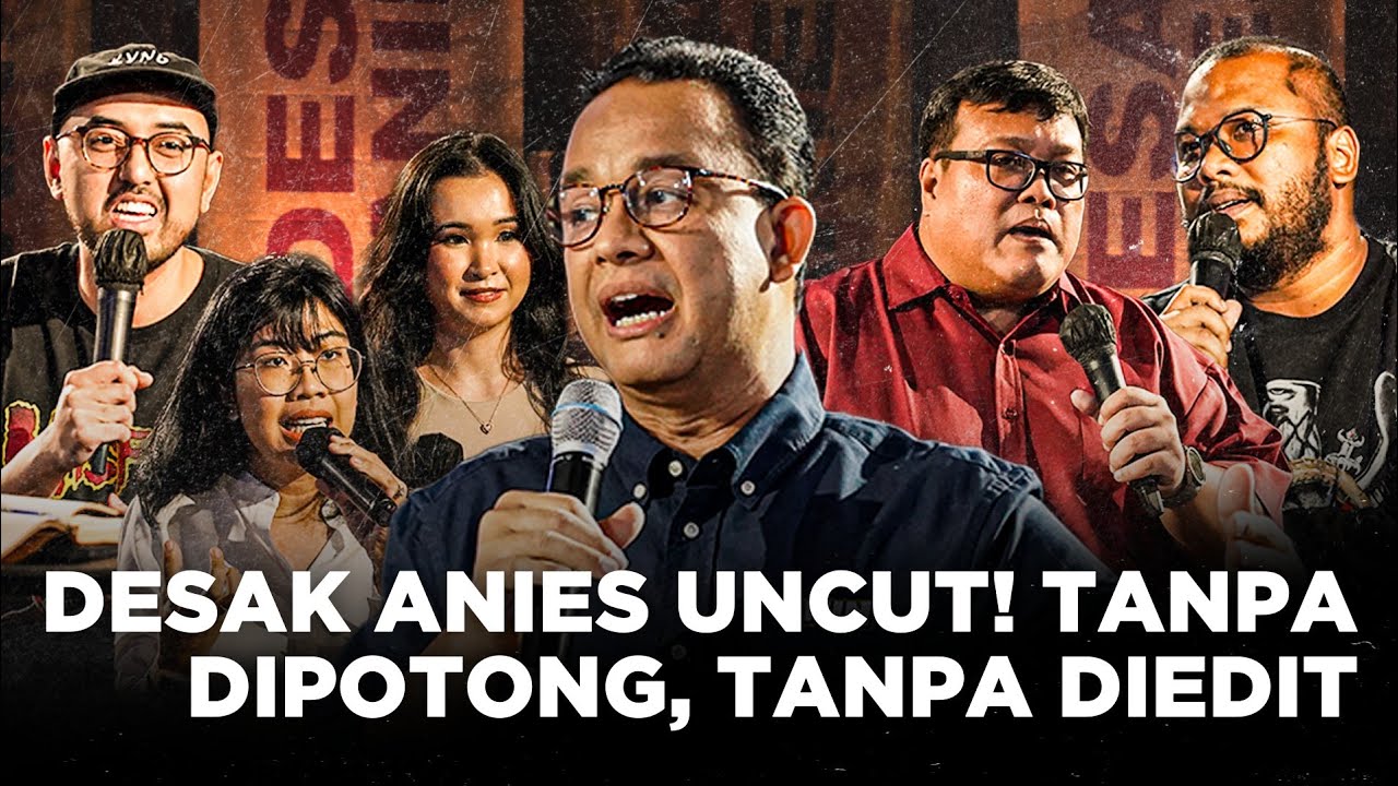 Anies Didesak Jawab Tudingan Politik Identitas, LGBT, Ganja Medis & Ajakan Cawapres Prabowo [PART 1]