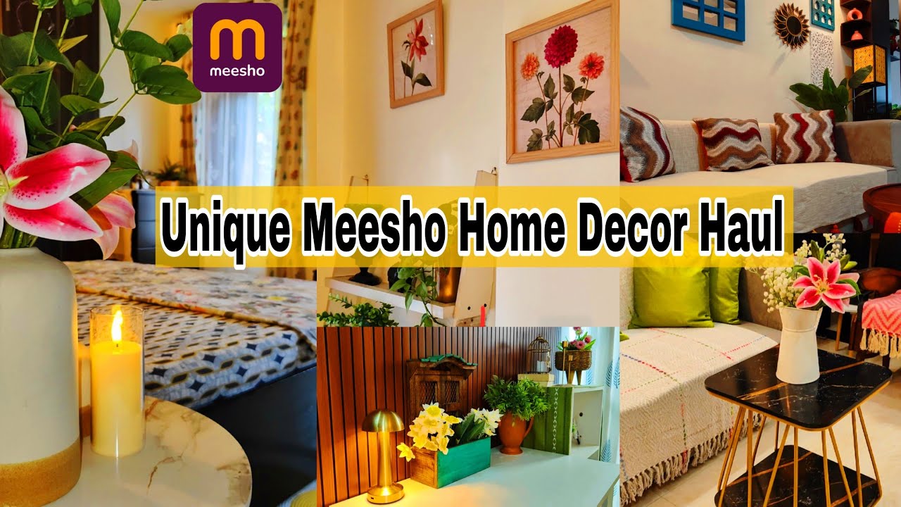 Meesho Unique Home Decor Haul 🏡/Budget-friendly Best Home Decor Finds To Style Your Home