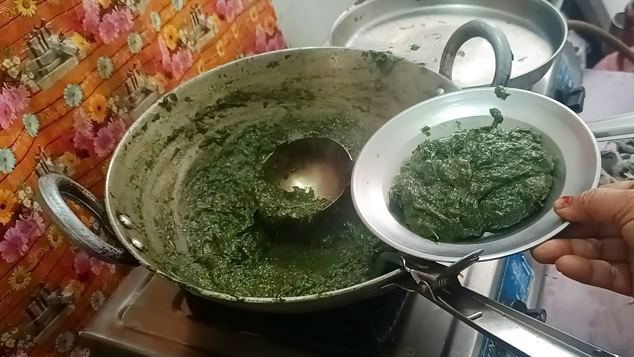 Bathu Palak aur chane ka sag recipe | how make to bathu Palak chana sag