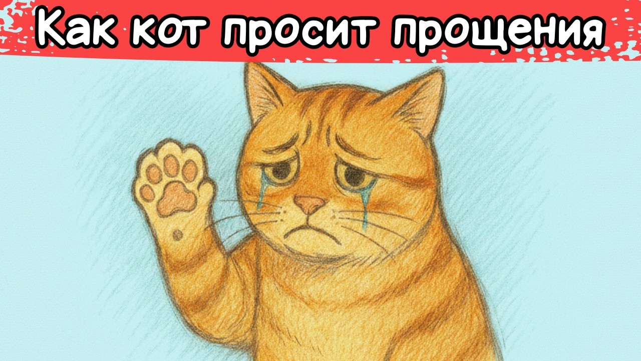 Как кошки извиняются перед людьми?