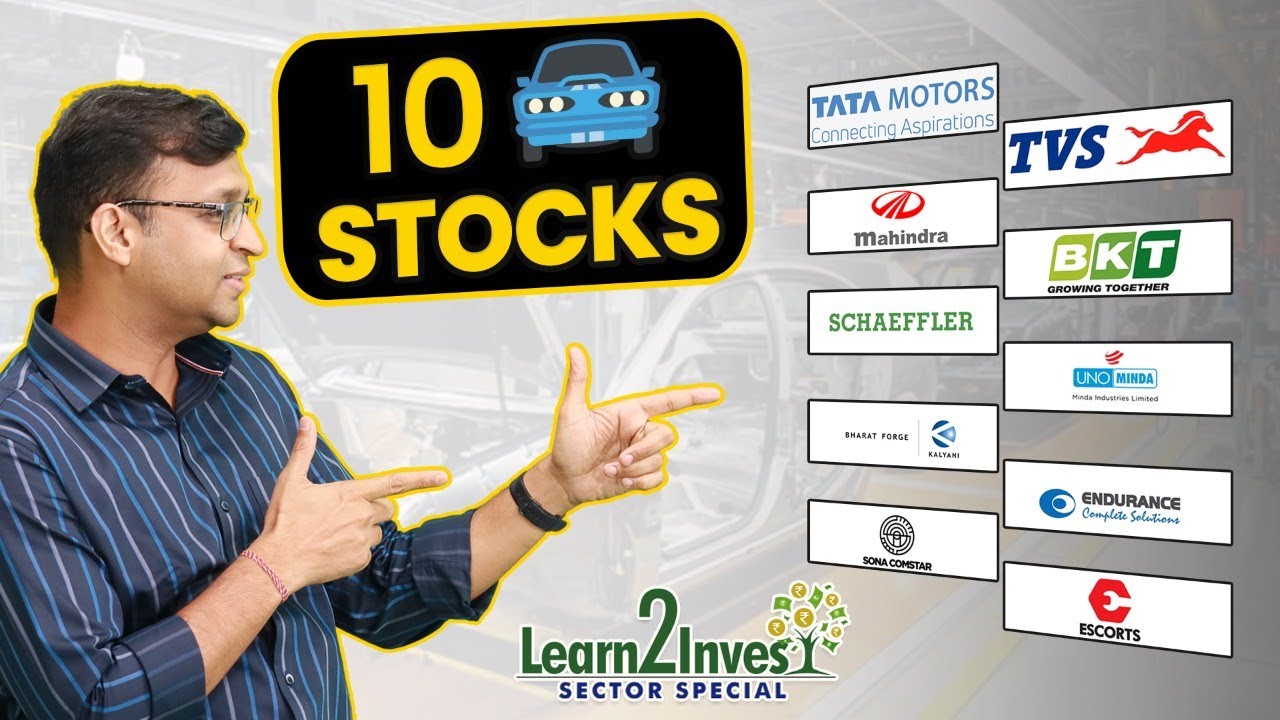 Top 🔟 Auto 🚗 Sector Stocks for your Trading/Investing Journey! #Learn2Invest #AutoSector