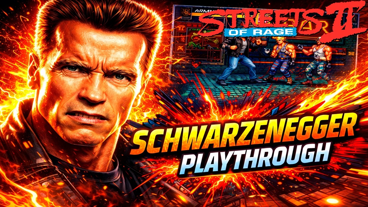 TERMINATOR IN SEGA! Schwarzenegger destroys Streets of Rage 2