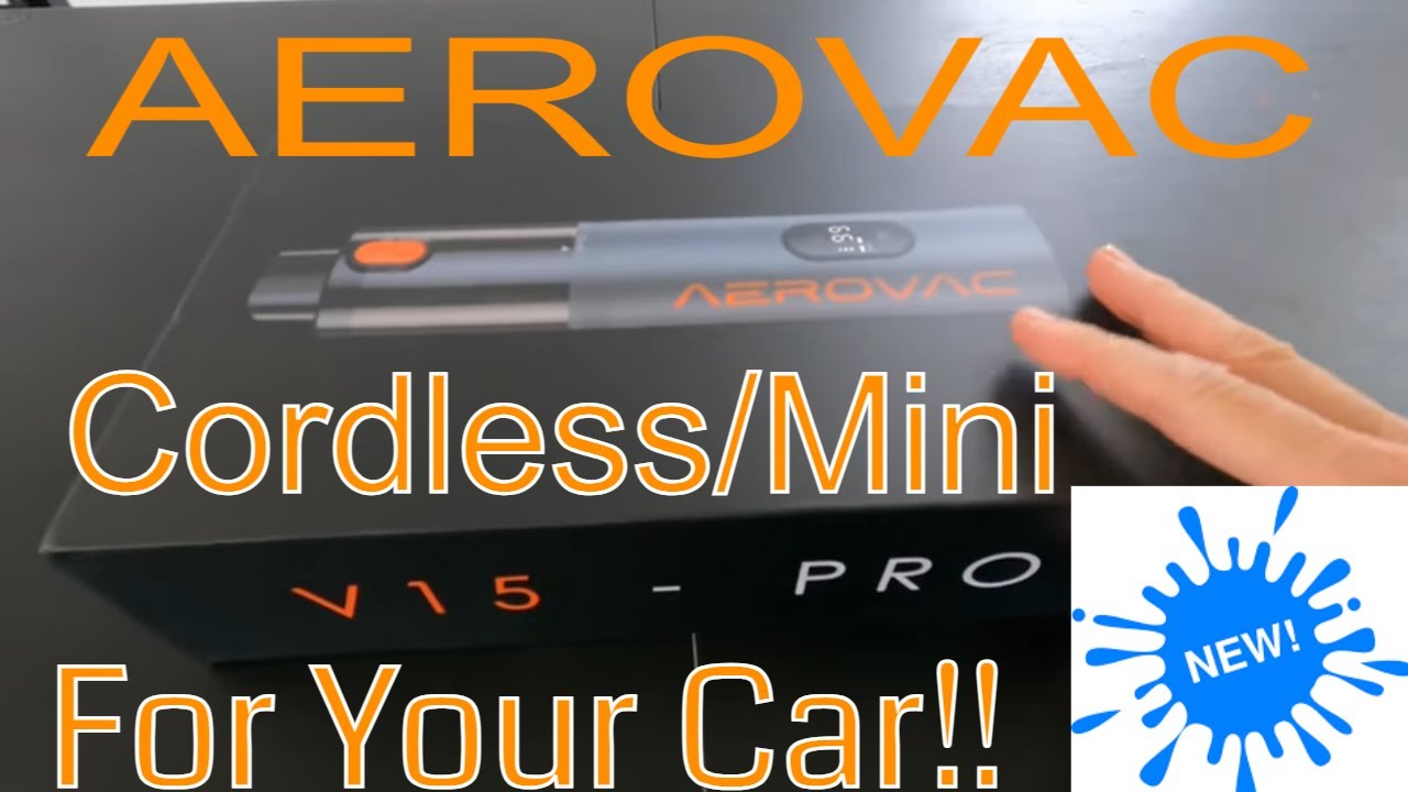 AEROVAC V15-Pro ​​Компактный, портативный пылесос, который можно использовать в любое время... в ...