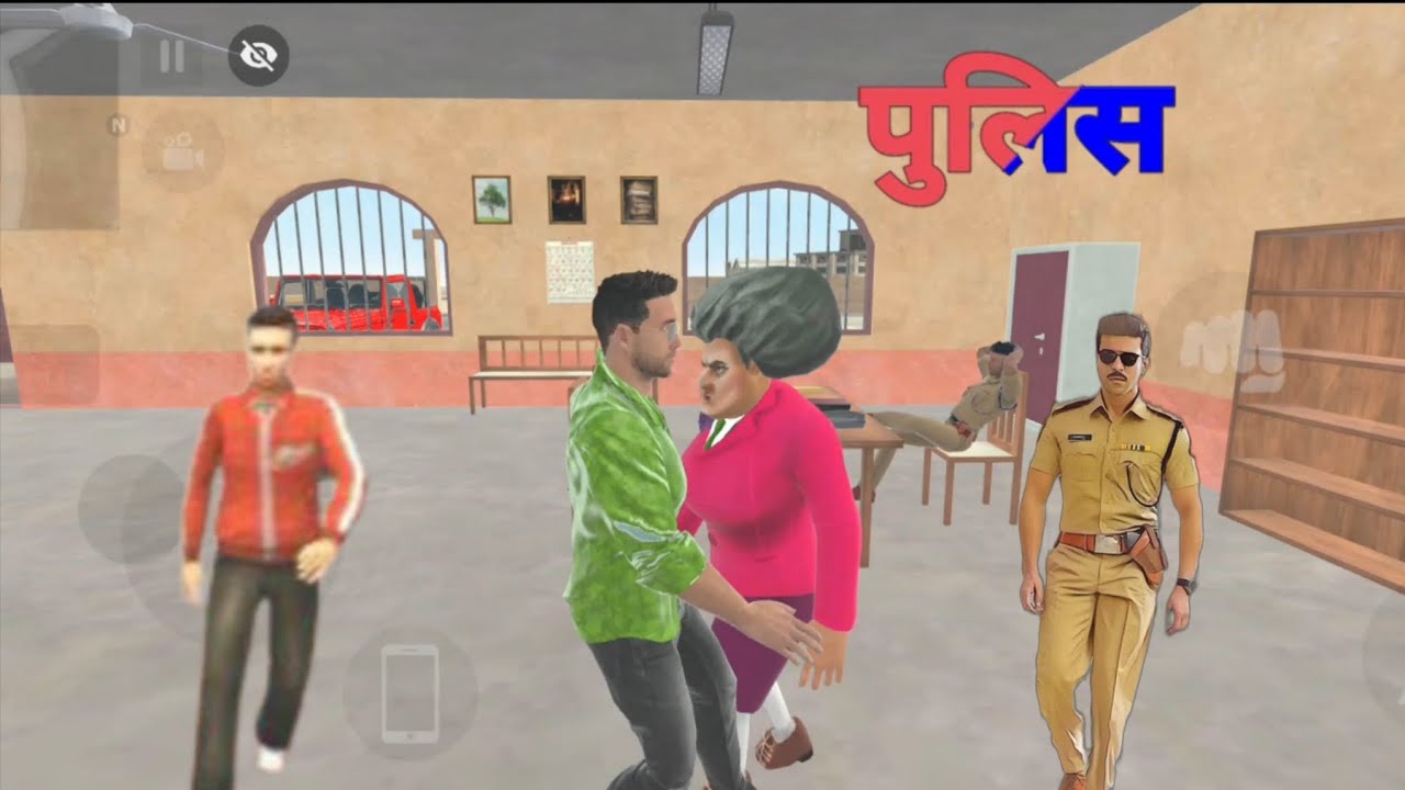 Franklin And Dadi 💥🤩 Laane Gaya Franklin station 🚉  Police 🚨 Indian Theft Auto Simulator Game 🎮