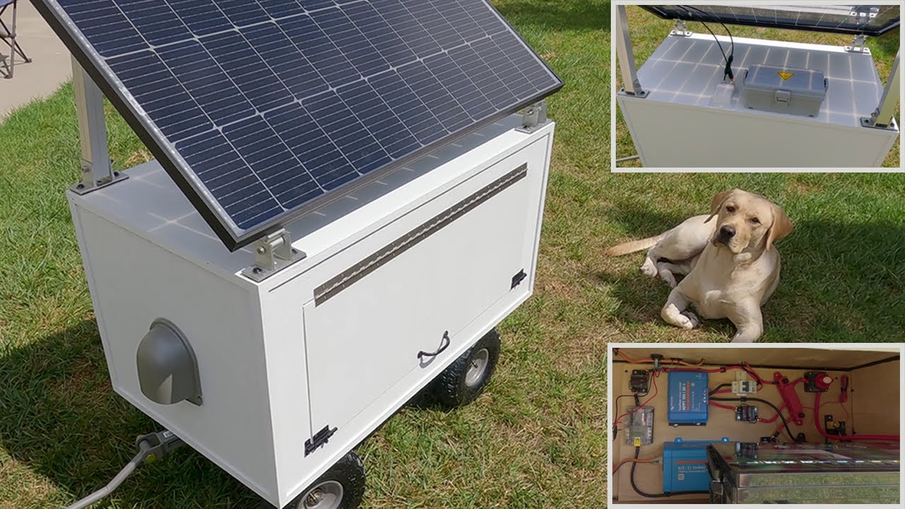 ULTIMATE DIY 12V Solar Generator Cart (OFF-GRID POWER BUILD)
