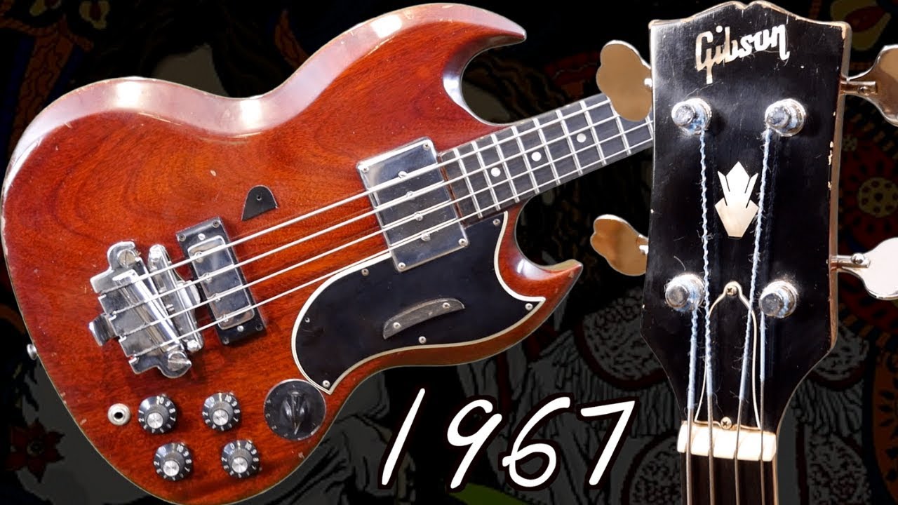 Глухой удар грязевого бакера! | Gibson EB-3 Electric SG Bass 1967 года, цвет Faded Cherry | Обзор...