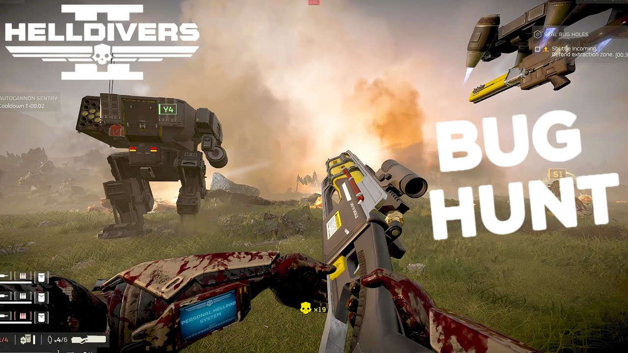 Bug Hunt | Helldivers 2 Gameplay | No Commentary
