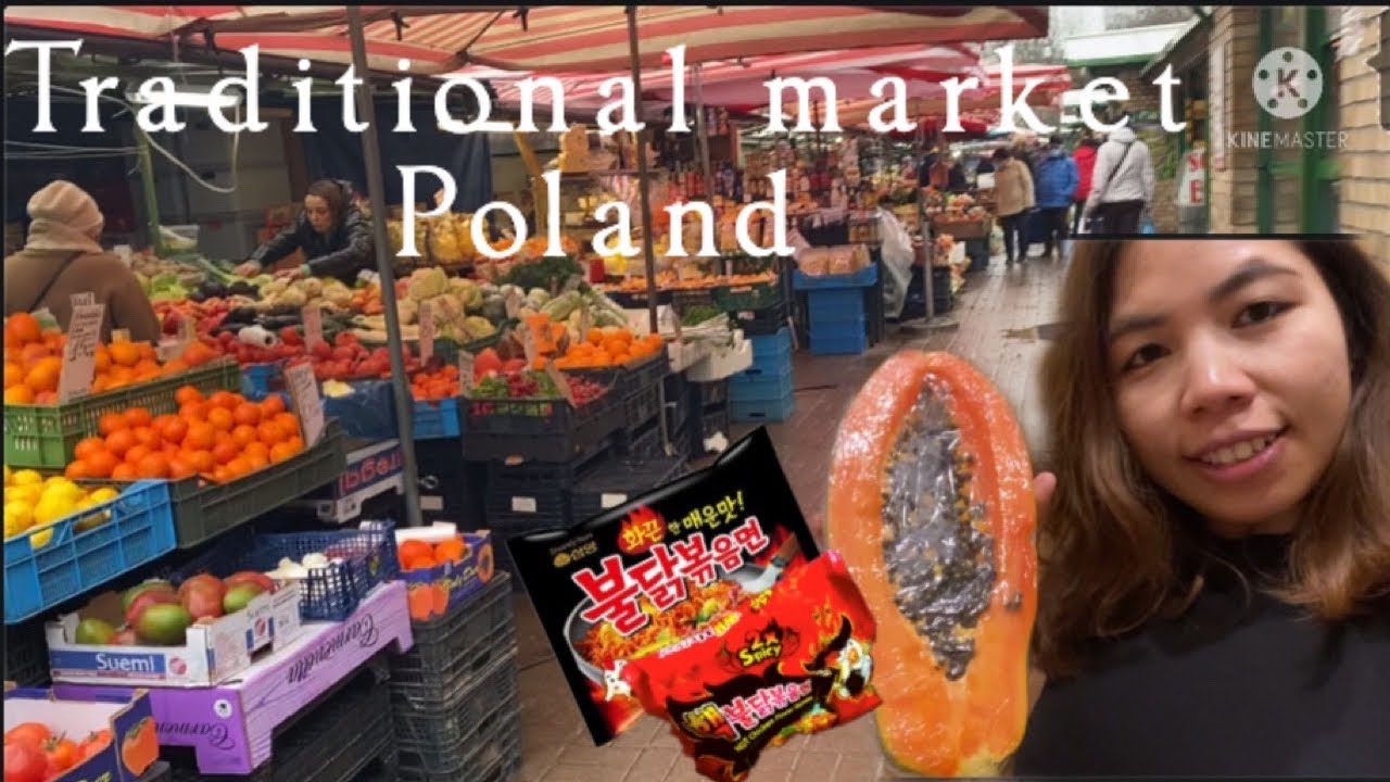 Traditional market in Warsaw Poland 🇵🇱
