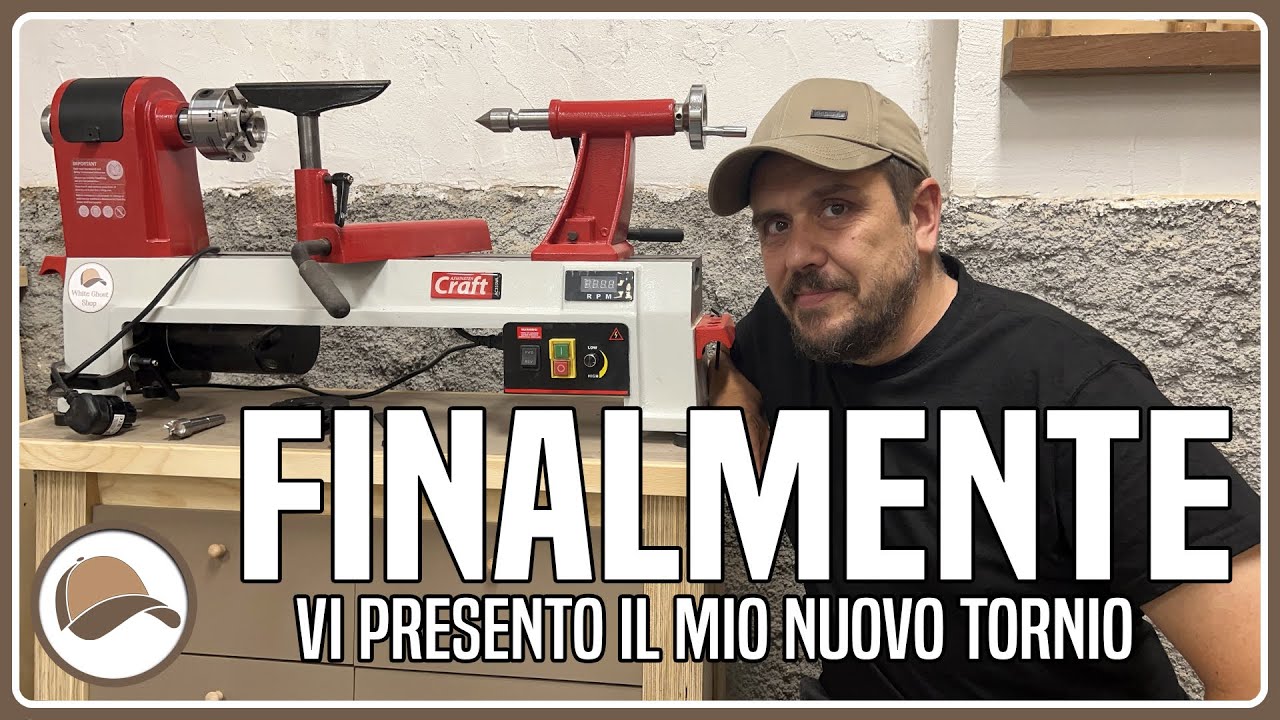 Finalmente vi presento il mio nuovo tornio - Axminster AC355WL - Tornitura