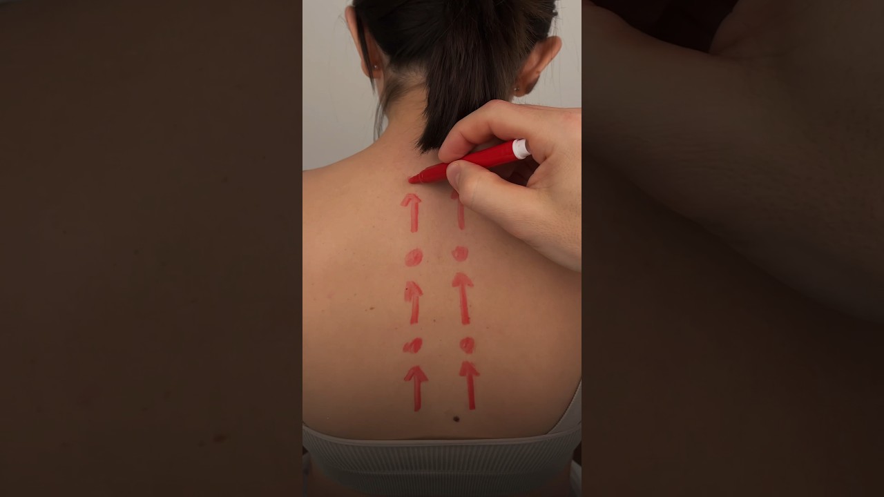 Как сделать массаж при остеохондрозе ? #massage